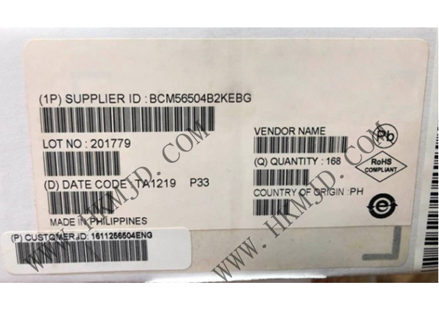 以太網(wǎng) IC BCM56504B2KEBG 24端口GbE多層交換機(jī)，帶4個(gè)10GbE/HiGig+?端口