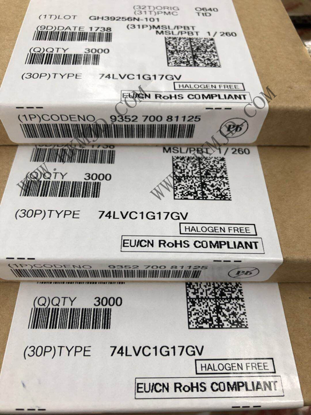 NXP 74LVC1G17GV 邏輯緩沖器，驅(qū)動器，接收器，收發(fā)器