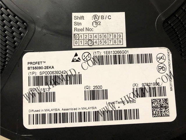 （Infineon）BTS5090-2EKA 電源開關/驅動器 IC N 通道 2.5A DSO-14