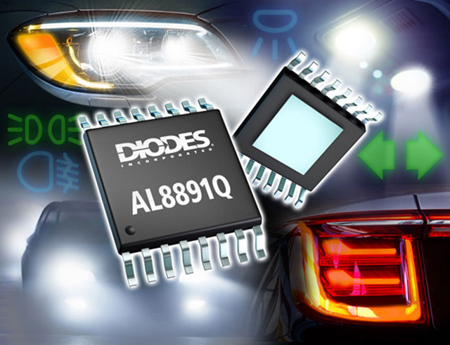 Diodes 公司宣布推出AL8891Q LED 驅(qū)動器，擴大符合汽車標準的產(chǎn)品組合。