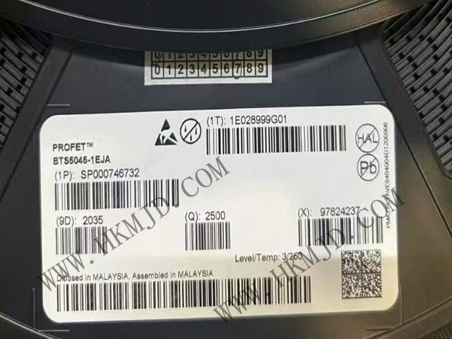 AEC-Q100認證！英飛凌BTS5045-1EJA高邊開關，明佳達電子一站式供應