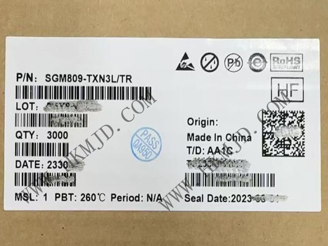 SGM809-TXN3L：低功耗微處理器監(jiān)控電路，3.08V 精準(zhǔn)電壓監(jiān)測(cè)