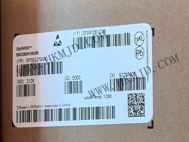 英飛凌BSC093N15NS5 OptiMOS?5 150V功率MOSFET，超低導(dǎo)通電阻9.3mΩ