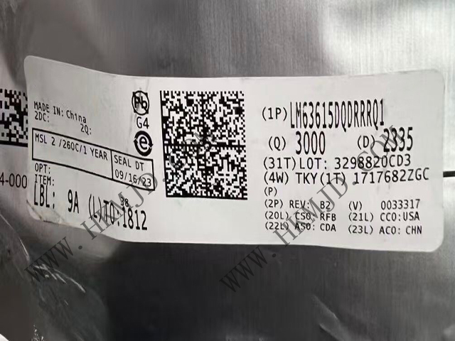 供應(yīng)德州儀器 LM63615DQDRRRQ1 3.5V 至 36V、1.5A 汽車降壓轉(zhuǎn)換器