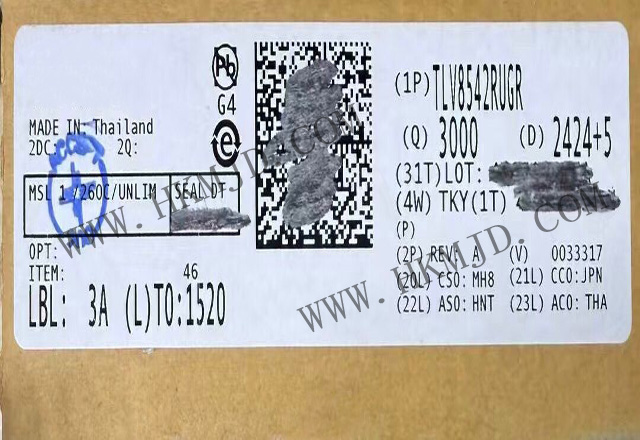 [供應 TI 放大器] TLV8542RUGR 500nA，RRIO 運算放大器
