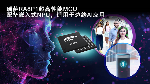 瑞薩電子推出搭載AI加速功能的1GHz微控制器， 樹立MCU性能新標(biāo)桿