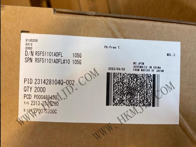 瑞薩 R5F51101ADFL? 超低功耗 32MHz 32 位 RX 微控制器