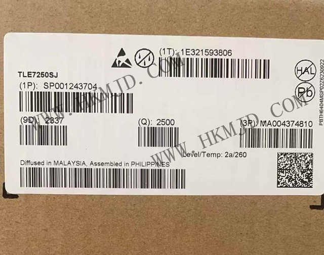 英飛凌 TLE7250SJ 2Mbps 高速汽車(chē) CAN 收發(fā)器