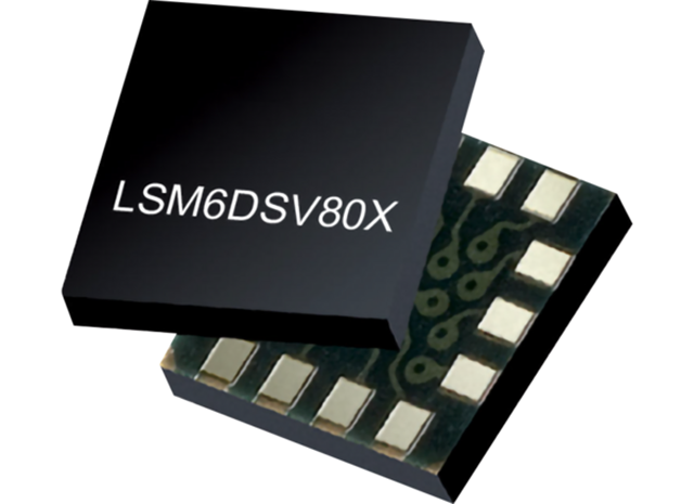 ST新品LSM6DSV80XTR-6軸IMU（慣性測量單元），高達80G值加速度計