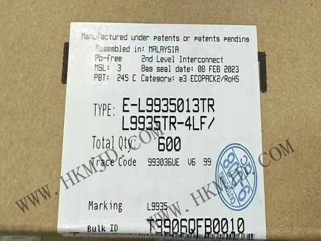現(xiàn)貨供應 ST L9935013TR 二相步進電機驅動器（SPI控制，1.2A輸出）