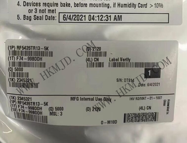 供應 Qorvo RF5426TR13 高性能射頻前端芯片，專為移動設備設計
