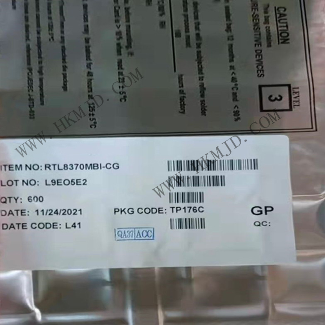 Realtek RTL8370MBI 高性能8+2端口千兆以太網(wǎng)交換芯片，明佳達電子現(xiàn)貨供應(yīng)