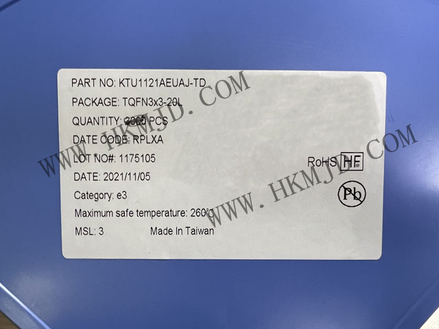 【供應原裝】Kinetic KTU1121AEUAJ-TD USB Type-C端口保護芯片