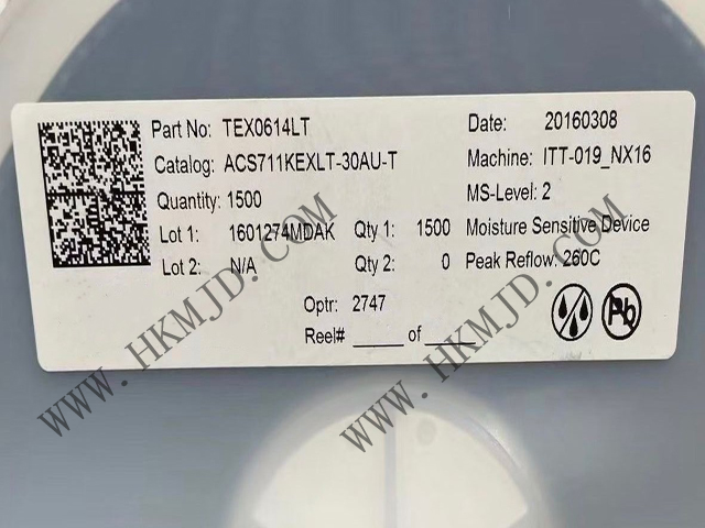 Allegro ACS711KEXLT-30AU 霍爾效應(yīng)線(xiàn)性電流傳感器，帶過(guò)流故障輸出，適用于隔離應(yīng)用